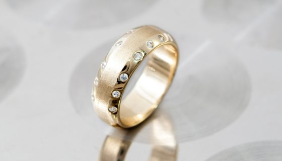 Diamant-Goldring