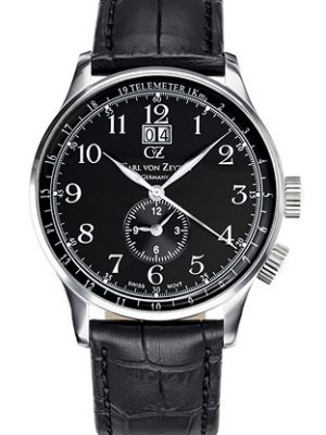 Carl von Zeyten Armbanduhr Etterlin Big Date, 3 Zeiger, Dual Time