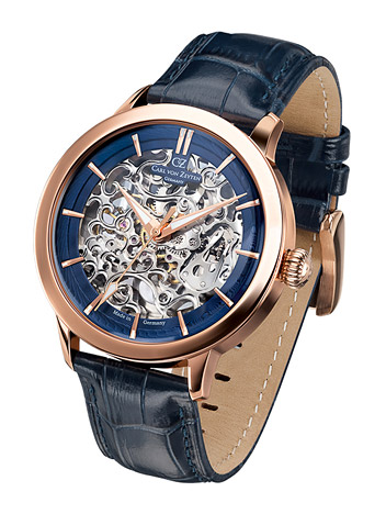 Carl von Zeyten Armbanduhr Triberg Skelett, Sekunde & Minute, Std. Carl von Zeyten Armbanduhr Triberg Skelett, Sekunde & Minute, Std.