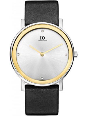 Danish Design Armbanduhr Damen Edelstahl Lederband