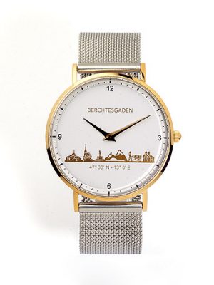 Goettgen Armbanduhr Berchtesgaden Damen Milanaiseband silber