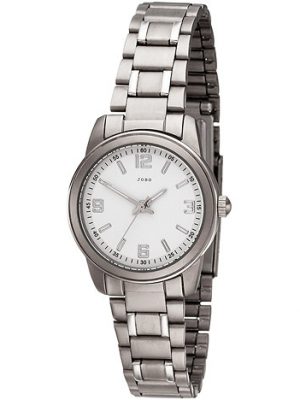 JOBO Damen Armbanduhr Quarz Analog Titan Damenuhr