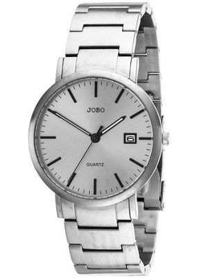 JOBO Herren Armbanduhr Quarz Analog Titan Datum Herrenuhr