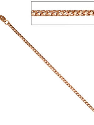 SIGO Bingokette 585 Rotgold 1,5 mm 45 cm Gold Kette Halskette Rotgoldkette Karabiner