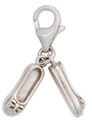 SIGO Einhänger Charm Ballerinas 925 Sterling Silber rhodiniert