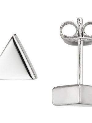 SIGO Ohrstecker dreieckig 925 Sterling Silber Ohrringe Silberohrstecker Dreieck