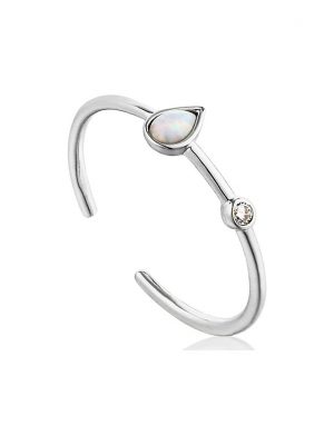 Ania Haie Damenring Opal Raindrop Adjustable Ring R014-02H