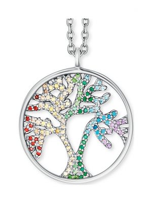 Engelsrufer Kette Lebensbaum Multicolor