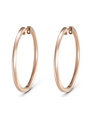 JETTE Silver Creolen