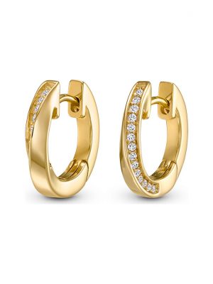 JETTE Silver Creolen