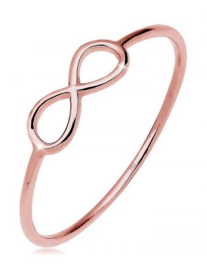 Ring Infinity Unendlichkeit Symbol Zeichen 750 Roségold Elli Premium Rosegold