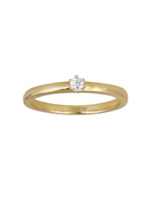 Stardiamant Ring - Diamant Gelbgold 585 - D6453/G