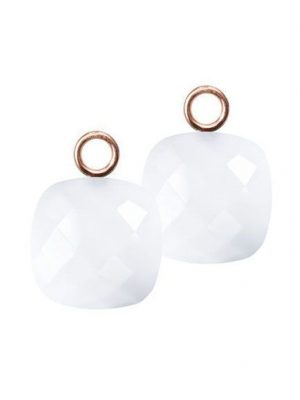 LaViida Anhänger - Achat Weiss - SCO704RG