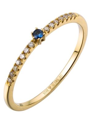 Stardiamant Ring - Brillant Gelbgold 585 - D6484G
