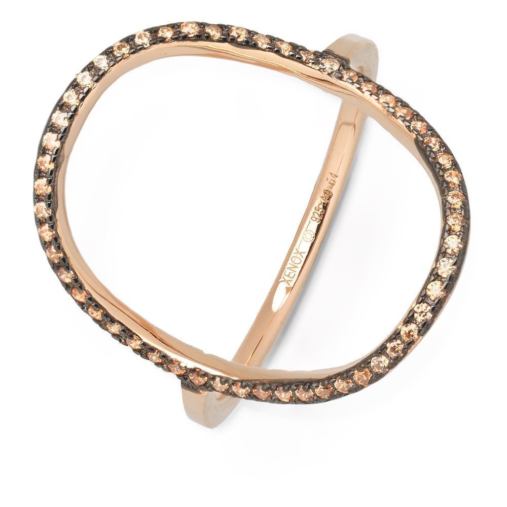XENOX Ring – 58 925 Silber roségold