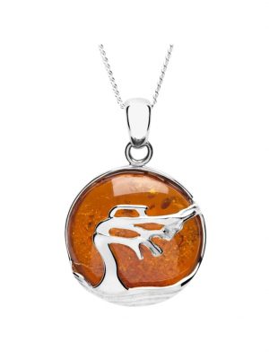 Anhänger Bernstein GRAU Kettenanhänger Bernsteinschmuck Unisex Silber 925 726 