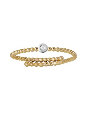 Stardiamant Ring - Brillant Gelbgold 585 - D6477/G