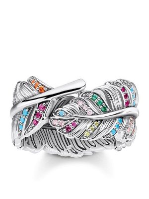 Thomas Sabo Ring - Feder Silber - TR2284-342-7