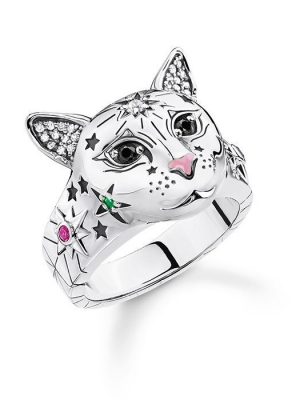 Thomas Sabo Ring - Katze silber - TR2290-340-7