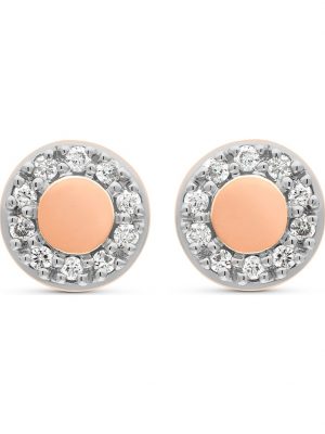 CHRIST Damen-Ohrstecker 20 Diamant CHRIST C-Collection roségold