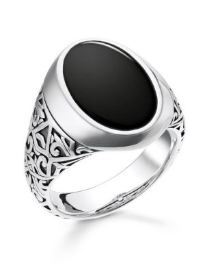 Thomas Sabo Ring - 68 schwarz