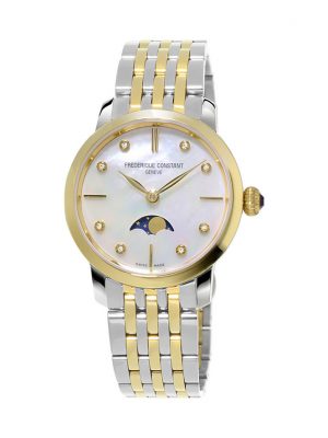 Frederique Constant Damenuhr Slimline FC-206MPWD1S3B
