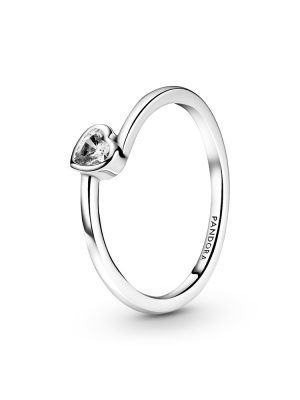 Pandora Ring - Heart - 199267C02 silber
