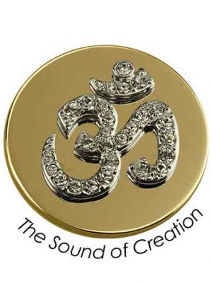 Quoins Anhänger - The Sound of Creation - QMOA-50M-G gold