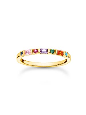 Thomas Sabo Ring - Bunte Steine Gold - TR2348-488-7 gold