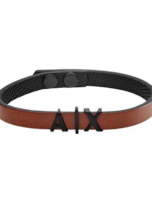 Armani Exchange im SALE Herrenarmband aus Leder, AXG0054001, EAN: 4053858626157