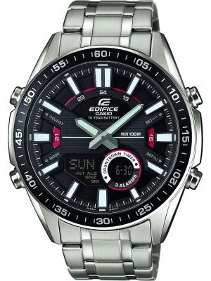 Casio im SALE Herrenuhren Edifice Classic EFV-C100D-1AVEF, Silber, EAN: 4549526190636