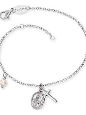 Engelsrufer im SALE Armband aus 925 Silber Damen, ERB-LILMARIA-PE, EAN: 4260645869493