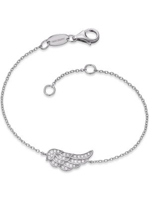Engelsrufer im SALE Armband aus 925 Silber Damen, ERB-LILWING-ZI, EAN: 4260463197532