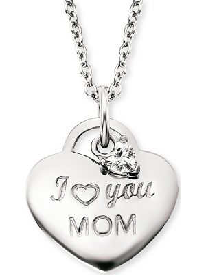 Engelsrufer im SALE Kette aus 925 Silber Damen, ERN-LOVEMOM-ZI, EAN: 4260645866799