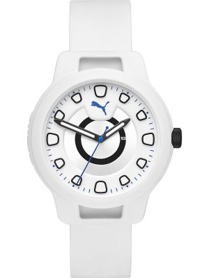 Puma Analoguhr Herrenuhr P5009, weiß, EAN: 4013496511857