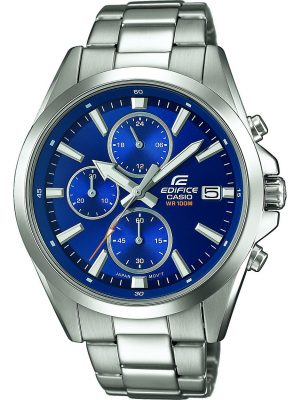 Casio im SALE Herrenuhren Edifice Classic EFV-560D-2AVUEF, Silber, EAN: 4549526193330