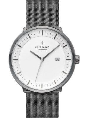 Nordgreen Analoguhr im SALE Herrenuhren PH40GMMEGUXX, Grau, EAN: 5714205001742