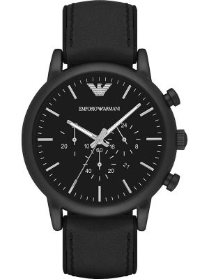 Emporio Armani Herrenuhr im SALE Chronograph AR1970, Schwarz, EAN: 4053858672789