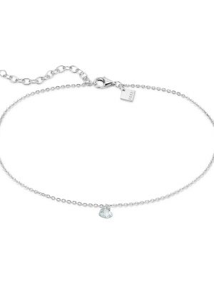QOOQI Fusskette aus 925 Silber Damen, 87991041, EAN: 4040615326993