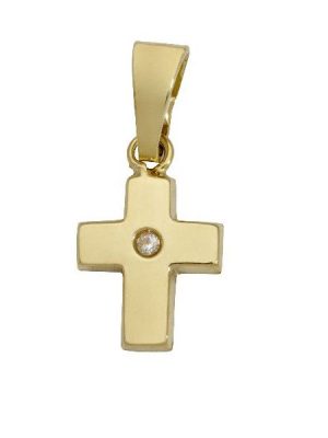 Schneider Basic Anhänger - Kreuz - Gold - K31 gold