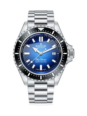 Edox Herrenuhr Skydiver 80120 3NM BUIDN