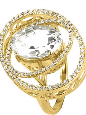 Jacques Lemans im SALE Damenring aus 925 Silber, SE-R159C54, EAN: 4040662160472
