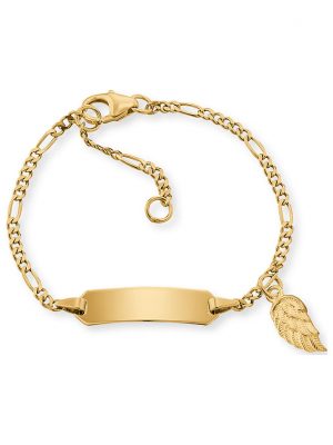 Engelsrufer Armband HEB-ID-WING-G9K 375er Gelbgold