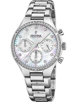 Festina im SALE Chronograph F20401/1, Silber, EAN: 8430622717307