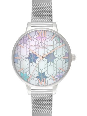 Olivia Burton im SALE Damenuhr OB16IQ01, Silber, EAN: 7613272422765