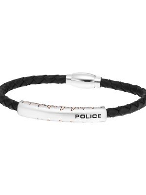 Police Armband aus Leder, P PJ 25571BLRG/02A, EAN: 4895220923972