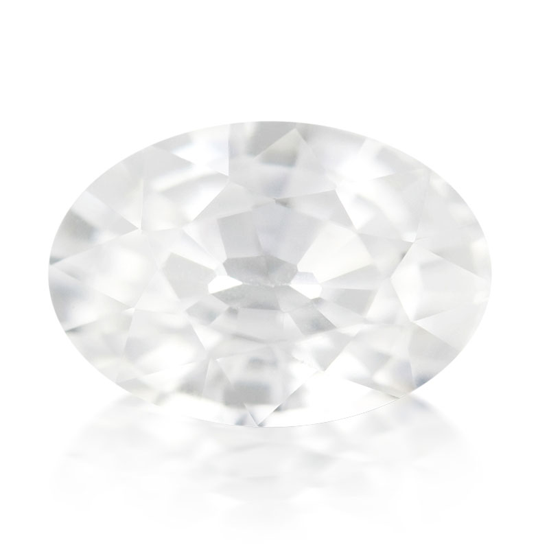 Facettenschliff synthetischer Diamant-weiss 3,x3  mm Herzen 2 Cubic Zirkonia