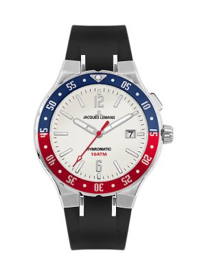 Jacques Lemans Herrenuhr Hybromatic 1-2109B Edelstahl