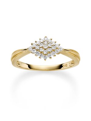 ELLA Juwelen Ring - 50 Zirkonia gold