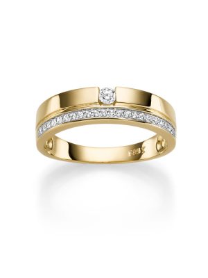 ELLA Juwelen Ring - 52 585 Gold, Zirkonia gold